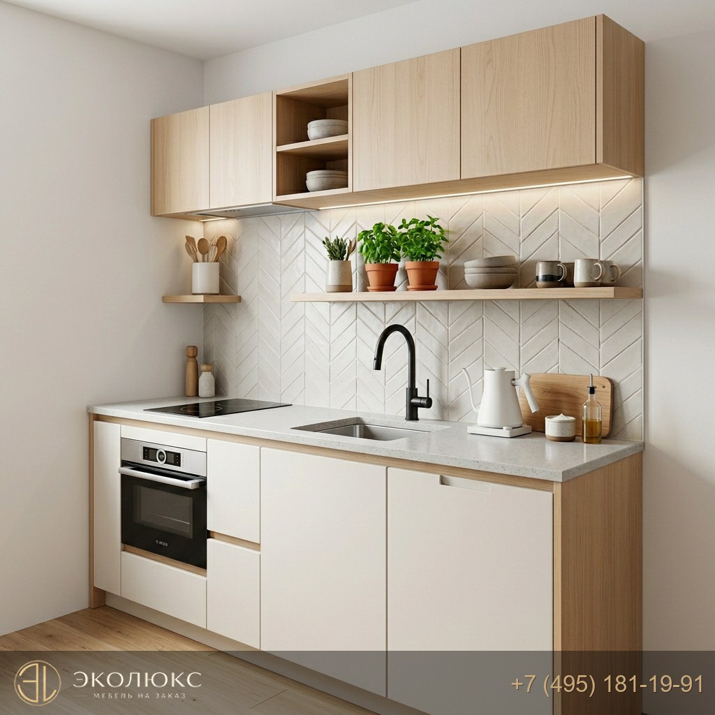 Современная кухня в сканди стиле